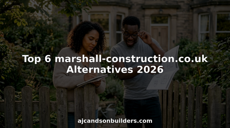 Couple reviewing construction alternatives at kitchen table
