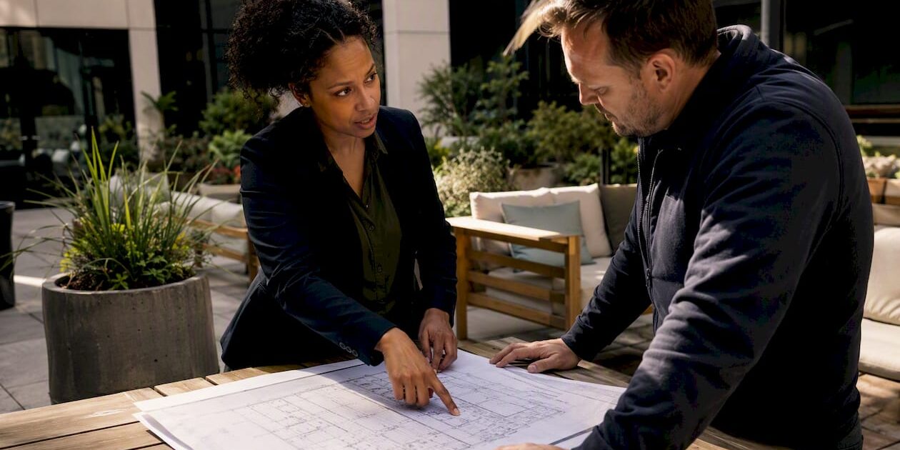 1785702094631_Architect-and-building-control-officer-reviewing-plans Architect and building control officer reviewing plans