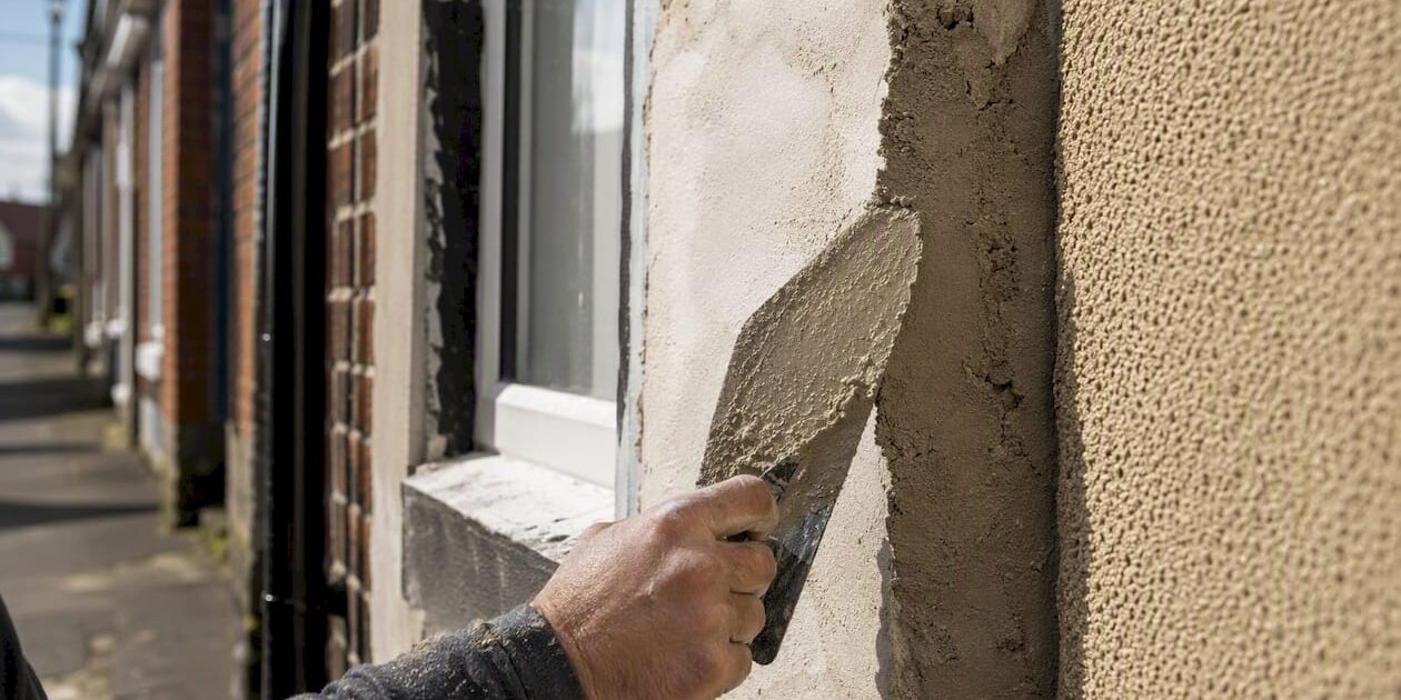 1785996618143_Close-up-of-UK-house-walls-with-varied-render-finishes Close-up of UK house walls with varied render finishes