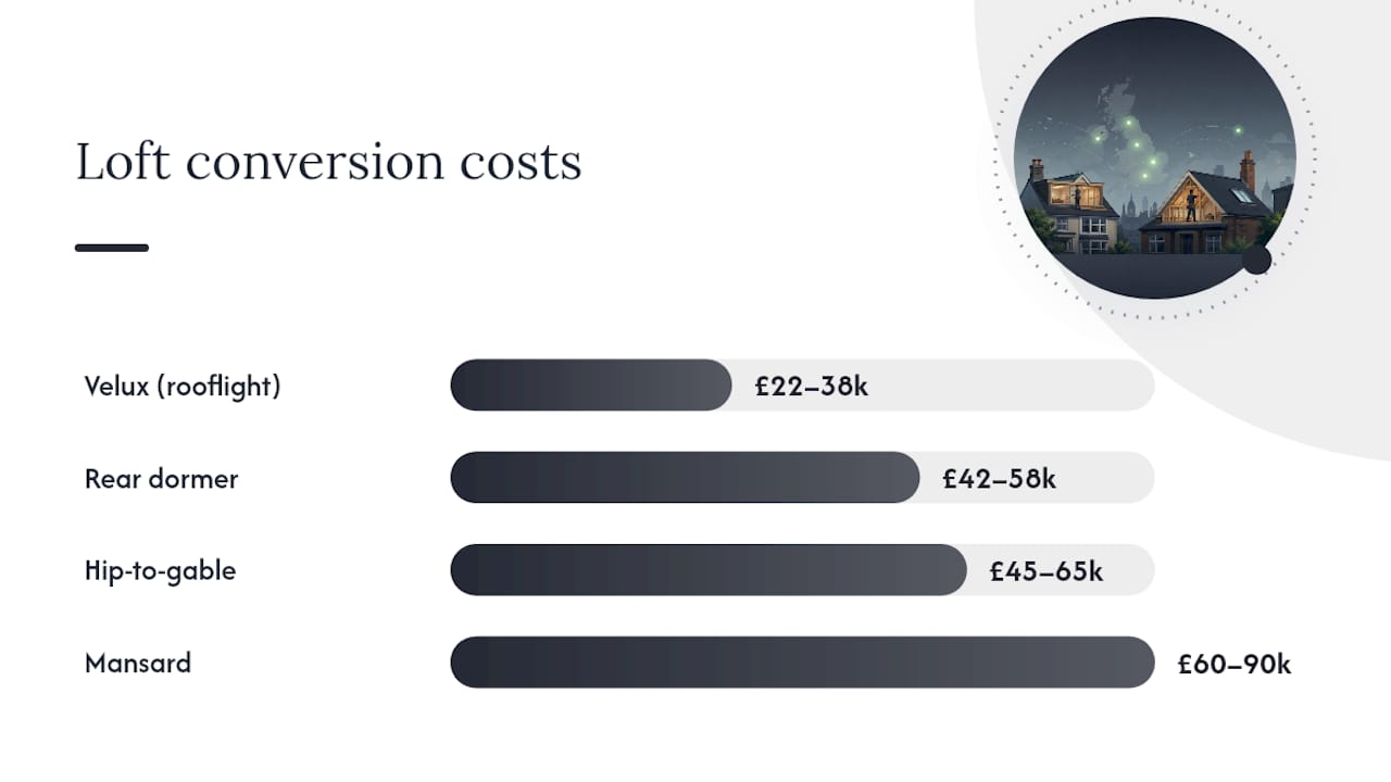 Velux and dormer conversion cost comparison
