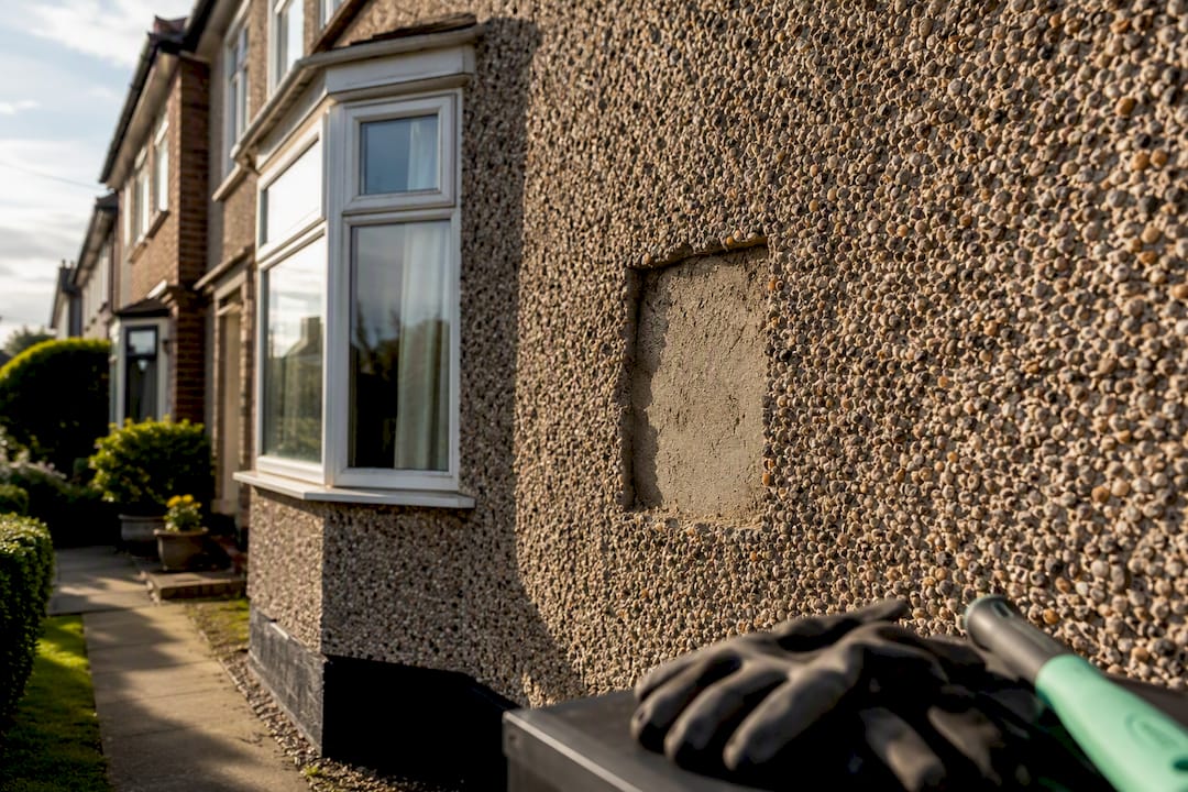 Save Thousands: Check Soundness Before Rendering Over Pebbledash in UK